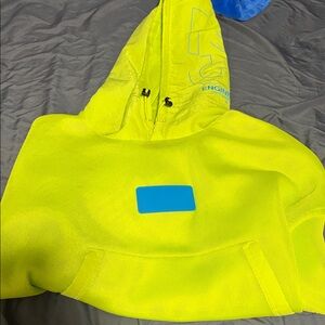 Jordan Neon Yellow Mesh Hoodie
